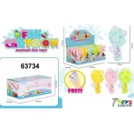 Manual Fan Toys - Ręczny Wentylator w 7 Kolorach Pastelowych