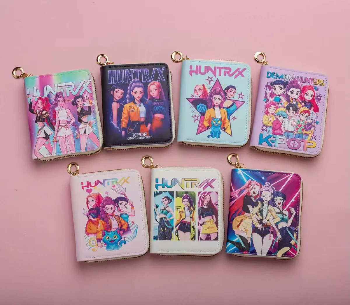Portfel K-POP HUNTRX Demon Hunters 11x8 cm
