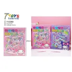 Naklejki sceny 7 Toys kolorowe 24 cm z postaciami My Melody i Kuromi