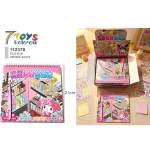 Naklejki sceny kolorowe 21 cm spiralny notes 7 Toys
