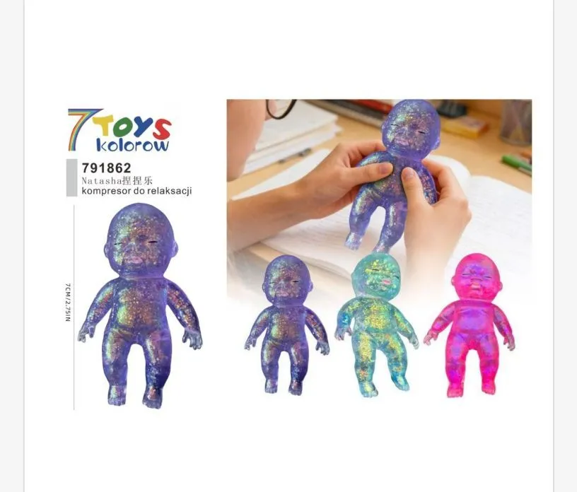 Kolorowy kompresor do relaksacji 7 Toys 21 cm