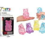 Antystresowy kompresor Gummy Bear kolorowy 8,5x5x5 cm