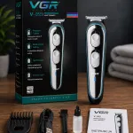 Maszynka do strzyżenia włosów VGR V-055 Professional USB czarno-srebrna