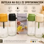 Butelka do Oliwy 2w1 ze Spryskiwaczem i Dozownikiem 470 ml kolorowa