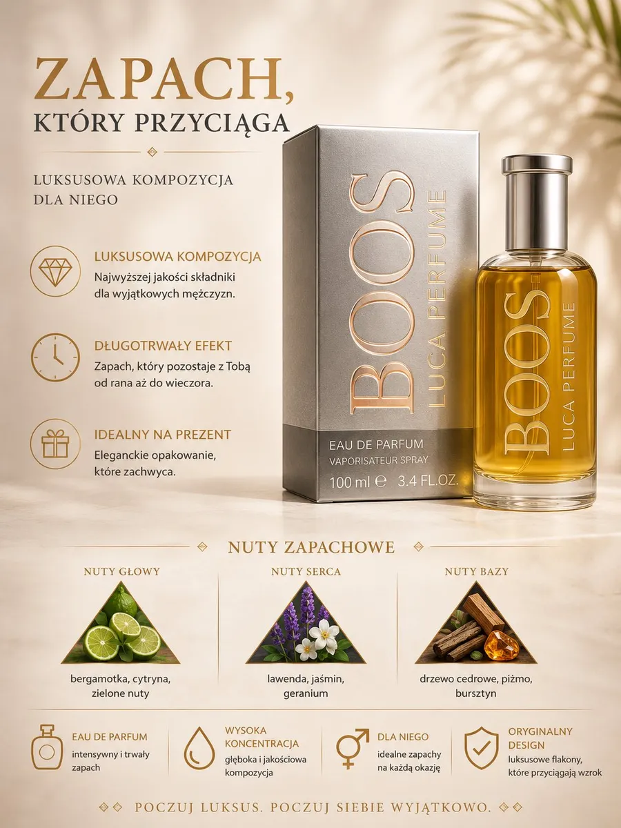 Boss Luca Perfume Eau de Parfum 100 ml dla mężczyzn
