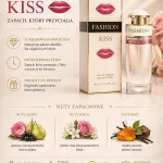 Fashion Kiss Perfumy Damskie 90 ml z Nutami Kwiatowo-Owocowymi