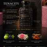 Tenacity Eau de Parfum luksusowy zapach z nutami bursztynu i jaśminu