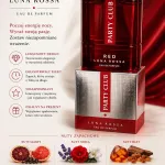 Party Club Red Luna Rossa Eau de Parfum intensywny zapach czerwony