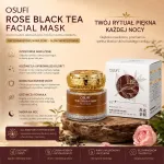 OSUFI Rose Black Tea Facial Mask nocna maska nawilżająca z różą i czarną herbatą