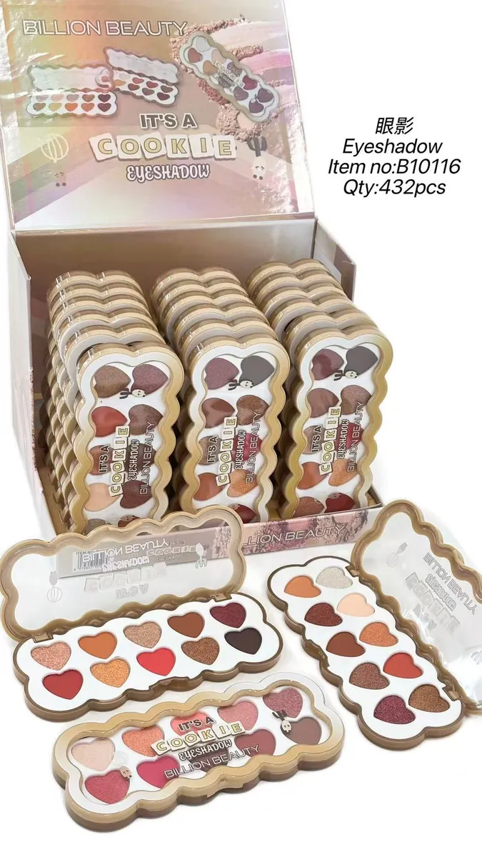 Billion Beauty Paleta Cieni do Powiek It's a Cookie 10 kolorów