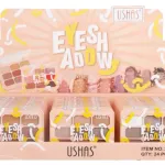 Paleta cieni do powiek USHAS 9 kolorów neutralnych matowych i błyszczących