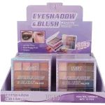 Ushas Eyeshadow & Blush Palette paleta cieni i różu do makijażu