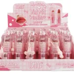 USHAS Matowa Pomadka do Ust Velvet Touch Różowa z Zawieszką