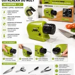 Elektryczna ostrzałka do noży zielona na baterie Swift Sharp