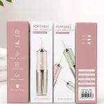 Irygator do zębów bezprzewodowy A8 USB 230 ml różowy 3 tryby IPX7