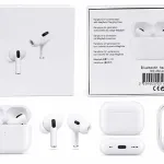 Słuchawki Bezprzewodowe Bluetooth Białe z Etui Ładującym