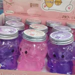 Żelowa masa gumowa Lucky Cat różowo-fioletowa 12 sztuk