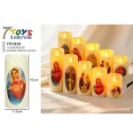 Świeca LED z motywem religijnym 15x7,5 cm 7 Toys kolorowa