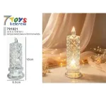 Lampa świecowa dekoracyjna transparentna 18 cm 7 Toys