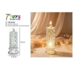 Lampa świecowa dekoracyjna transparentna 12x6,5 cm