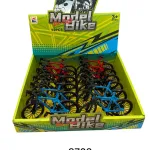 Model Bike Zabawka Rower Miniaturowy Czerwony i Niebieski