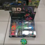 Kolorowa kula 3D Printed z PLA do układania i zabawy