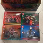 Zestaw klocków Stranger Things potwory 4 modele 106-147 elementów