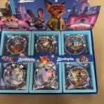 Bransoletki Zootopia srebrne z zawieszkami 18 sztuk