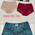 Majtki damskie Dorimodes 3XL-5XL z koronką i kwiatowym wzorem