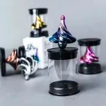 Zabawka wirująca metaliczna spiralna kolorowa