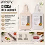 Deska do Krojenia 34×17 cm Beżowa Fatduck