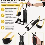 Proca Sportowa z Mocną Gumą Czarna Żółta