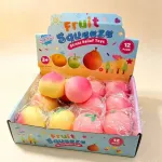 Fruit Squeeze Stress Relief Toys Brzoskwinia 12 szt