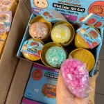 Squishy Fidget Fun Dumpling Golden Glitter 12szt