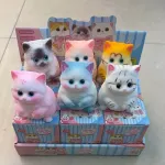 Figurka Kotek Squishy Kolorowy 6 szt. w Displayu