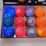 Ripple Balls LED Świecące Piłki Sensoryczne 12szt