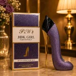 Perfumy damskie Jook Girl 85ml w fioletowym flakonie szpilka