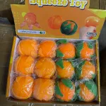 Pomarańczowa Antystresowa Piłeczka Pomarańcza 12 sztuk