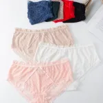Koronkowe majtki damskie FINELLA mix kolorów L-XXL