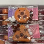 Zabawka sensoryczna Miś Pomarańczowy Antystresowy