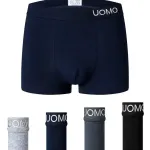 Bokserki męskie granatowe SM Premium cotton UOMO