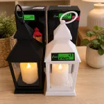 Lampion LED z Efektem Płomienia Ciepłe Białe Światło na Baterie