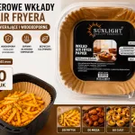 Papierowe wkłady do Air Fryera 160x45 mm nieprzywierające 50 szt.