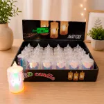 Zestaw 24 Świeczek LED Tealight z Baterią, Efekt Płomienia