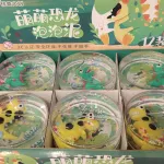 Slime z figurką dinozaura zielono-żółty zestaw 6 sztuk