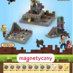 My World magnetyczny zestaw klocków 224 elementy