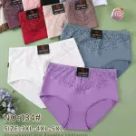 Majtki damskie bawełniane z koronką 3XL-5XL kolorowe