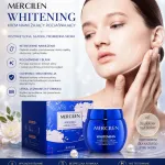 Mercilen Whitening krem nawilżająco-rozjaśniający granatowy