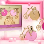 Zestaw perfum Tiverton 3x25ml flakon rower złoto różowy