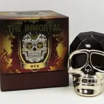 Perfumy The Immortal Men flakon czaszka czarno-srebrny